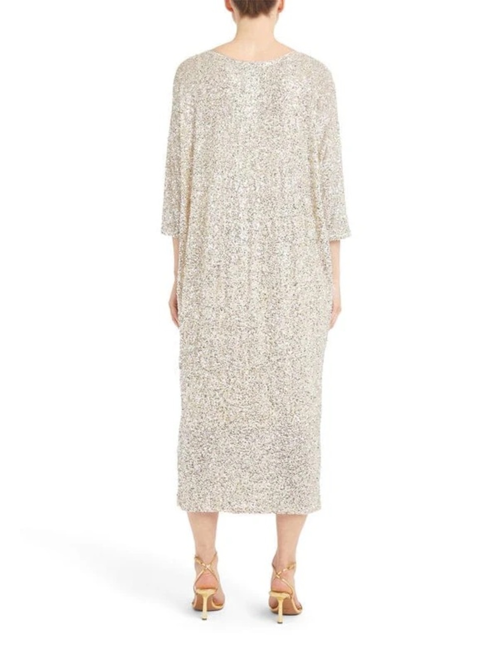 Never Fully Dressed Sequin Jem Dress in Champagne - Picture 6 of 12
